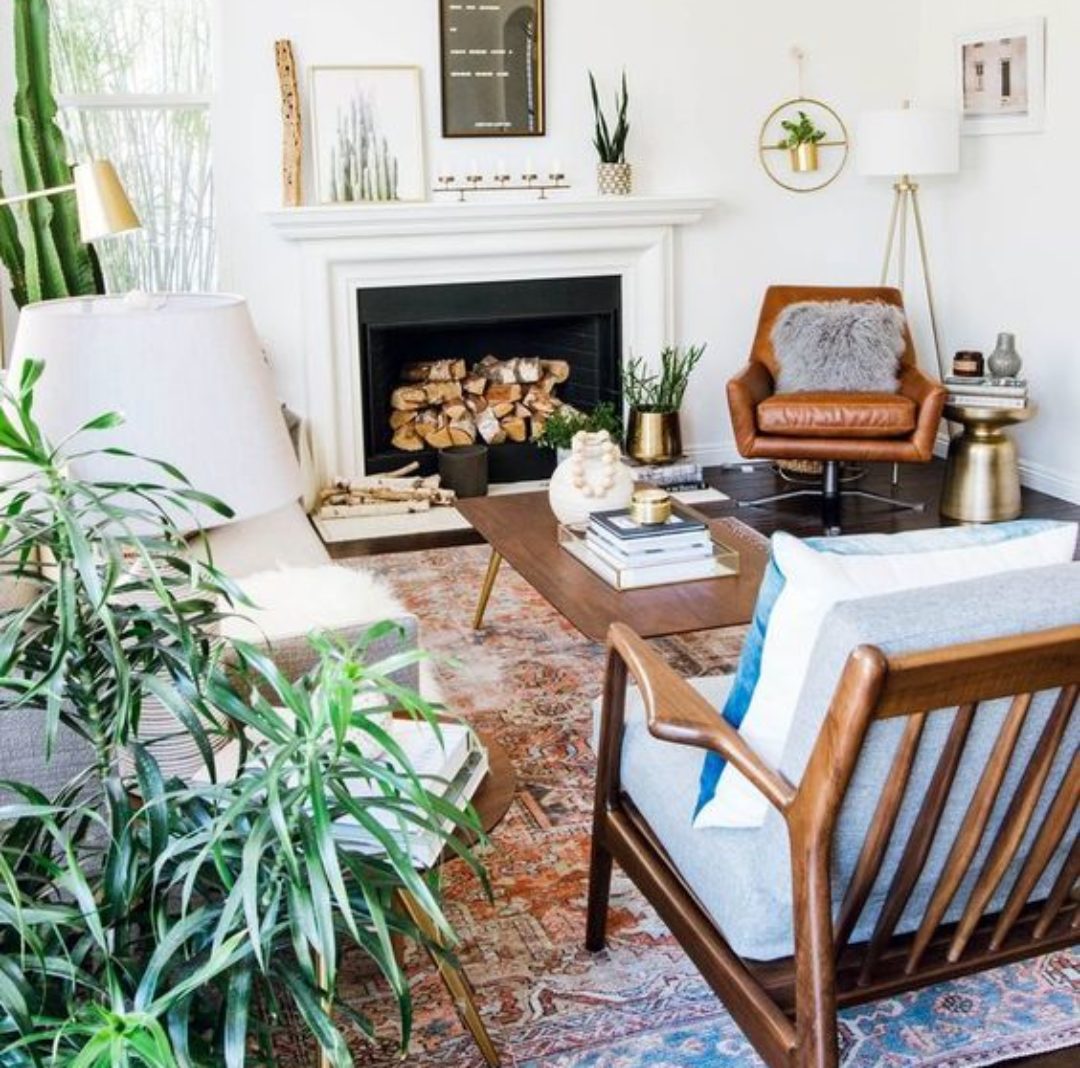 How To Create A Scandinavian + Bohemian Living Room